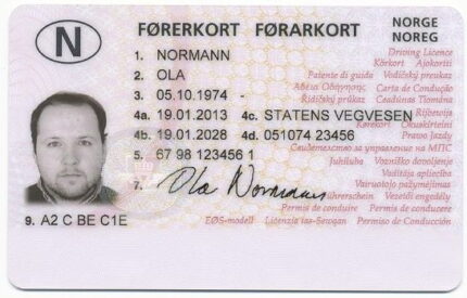 Buy Norway Driving License Online